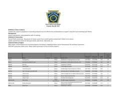 Class A Wild Trout Waters Created