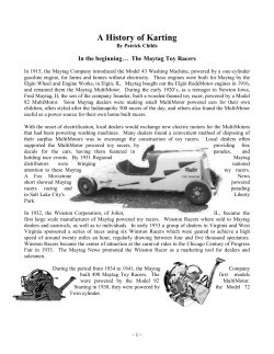 A History of Karting