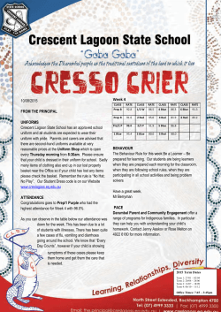 Newsletter-10-08-2015 - Crescent Lagoon State School