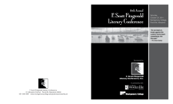 F. Scott Fitzgerald Literary Conference