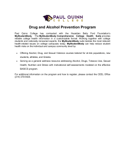 Drug and Alcohol Prevention Program