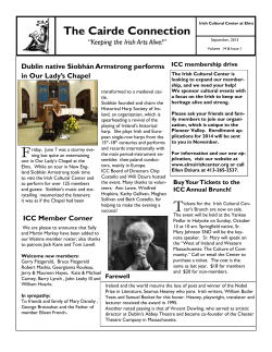 The Cairde Connection &ldquo;Keeping the Irish Arts Alive!&rdquo;