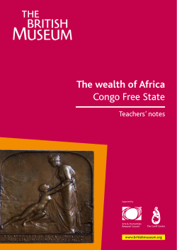 The wealth of Africa Congo Free State