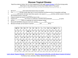 Discover Tropical Climates