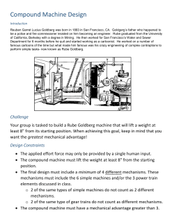 Rube Goldberg Project