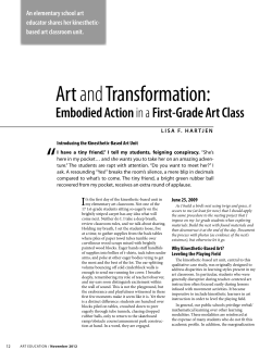 Art and Transformation - Maryland Institute College of Art