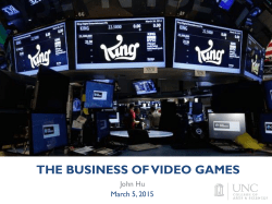 the business of video games