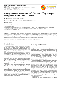 Energy Levels Calculations of Na and Mg Isotopes Using Shell