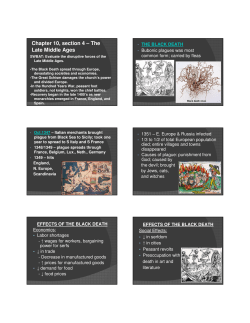 Chapter 10, section 4 &ndash; The Late Middle Ages