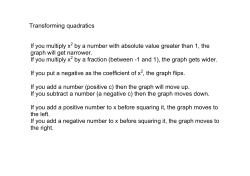 If you multiply x by a number with absolute value greater than 1, the