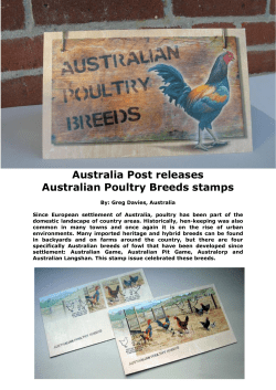 Australia Post releases Australian Poultry