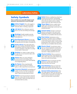 Lab Safety Symbols