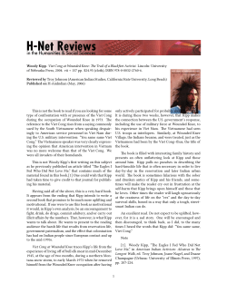 Untitled [Troy Johnson on Viet Cong at Wounded Knee: The - H-Net