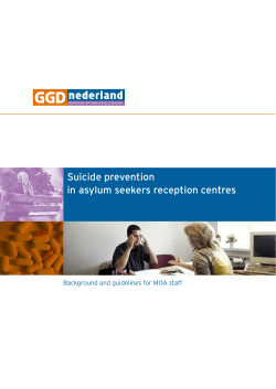 Suicide prevention in asylum seekers reception