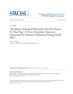 A View of German - SWOSU Digital Commons
