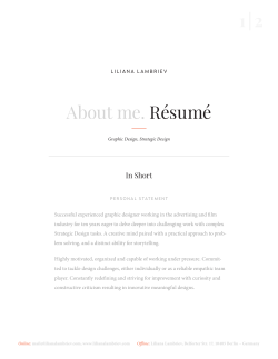 Short - Liliana Lambriev