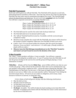 Rules and Assignments 2017