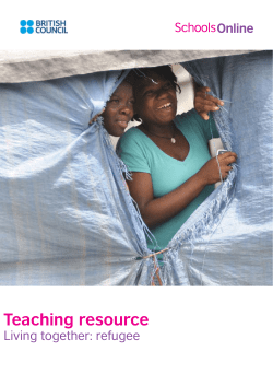 Living together: refugee - British Council Schools Online