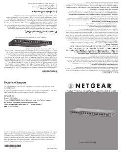 PoE - Netgear