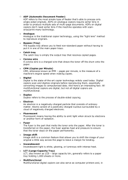 Copier Jargon - Integrating Solutions