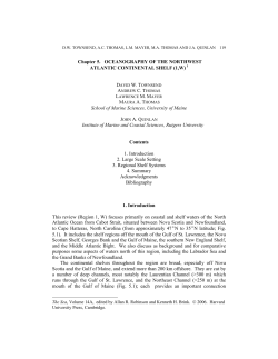 . OCEANOGRAPHY OF THE NORTHWEST ATLANTIC