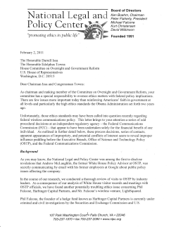 to a 7-page pdf. - National Legal and Policy Center