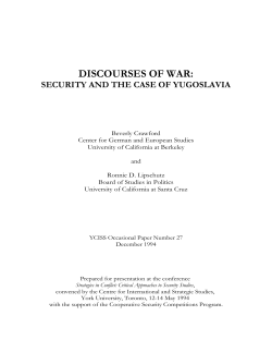 Crawford and Lipschitz - York Centre for International and Security
