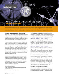 Accurately calculating age - UW Staff Web Server