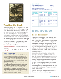 The Many Rides of Paul Revere Storia Teaching Guide