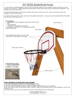 07-0025 Basketball Hoop Instruc
