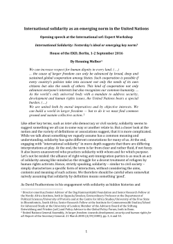 his address - Hammarskjold Inquiry