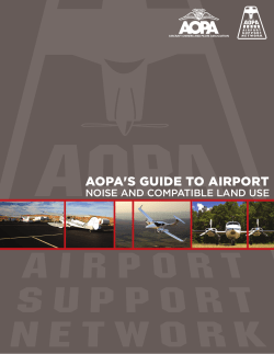 AOPA`s Guide to Airport Noise and Compatible Land Use