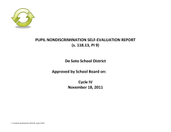 PUPIL NONDISCRIMINATION SELF