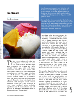 Ice Cream - Popular Anthropology Magazine