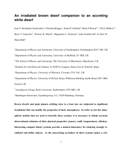 An irradiated brown dwarf companion to an accreting white dwarf