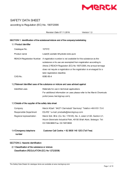 safety data sheet - Merck Performance Materials
