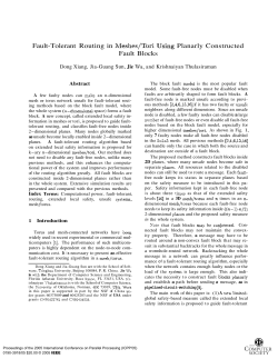 Fault-Tolerant Routing in Planarly Constructed Fault Blocks
