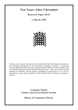 Chernobyl - Parliament UK