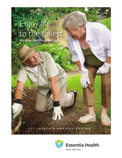 Hip Fracture Program Brochure