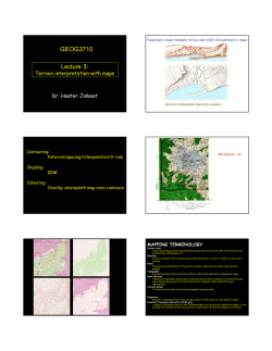 GEOG3710 Contour maps 1-3