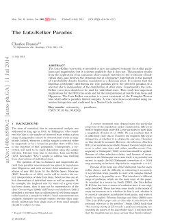 The Lutz-Kelker Paradox