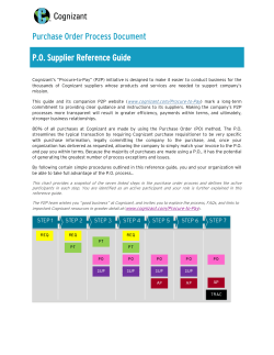 Purchase Order Process Document