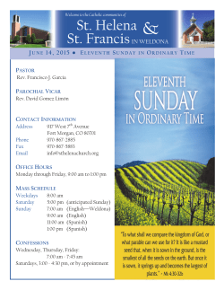 June 14, 2015 - St. Helena