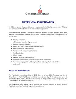 Inauguration Day - GenerationNation