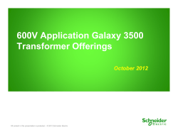 Galaxy 3500 Offerings
