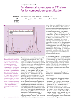 Fundamental advantages at 7T allow for fat