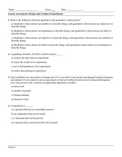 1. What is the difference between qualitative and quantitative