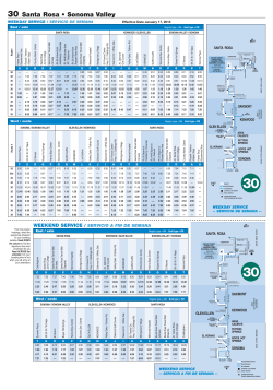 PDF Schedule - Sonoma County Transit
