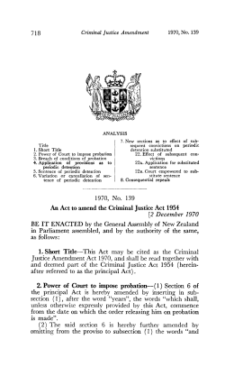 1970 No 139 Criminal Justice Amendment