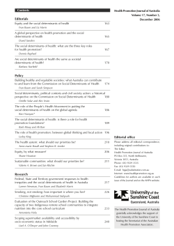 The war on obesity: a social determinant of health